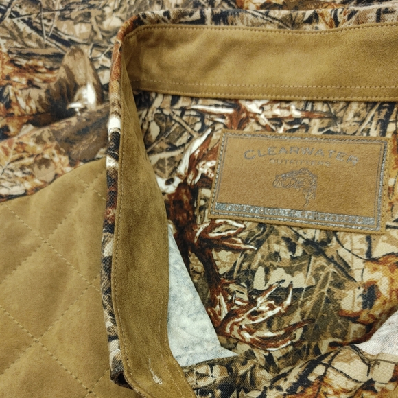 CLEARWATER OUTFITTERS SUEDE TRIM DEER HUNT SHIRT XXL - Picture 7 of 7
